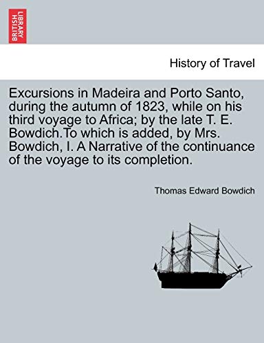 Cover of Excursions in Madeira and Porto Santo